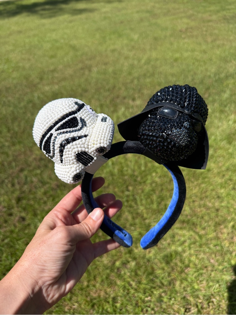 Star Wars Bedazzled Stormtrooper & Darth Vader Ear Headband